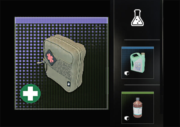 The Medkit recipe in the 3D Printer