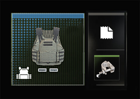 The 2-Plate Armor Vest as shown in the 3D Printer menu