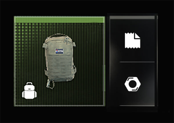 The Small Backpack recipe in the 3D Printer