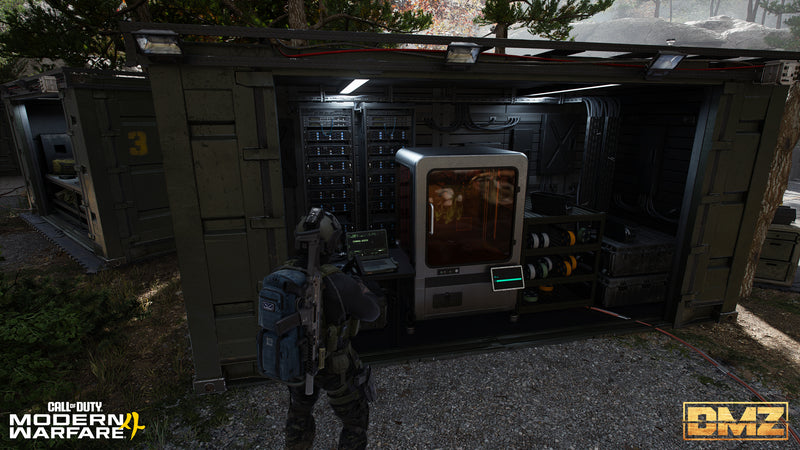 An Operator at the 3D Printer in the FOB
