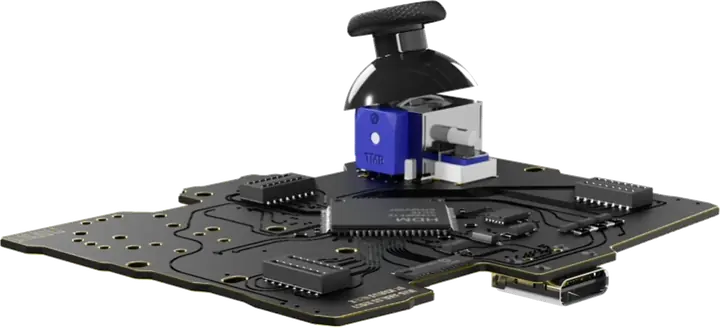 The Marius Board with a TMR stick, inside the MHX