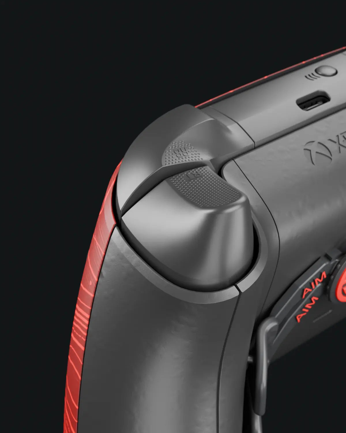 RB bumper and RT trigger on the Xbox edition